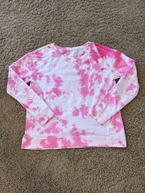 Jane and Delancey Pink Tye Dye Crewneck/Pullover